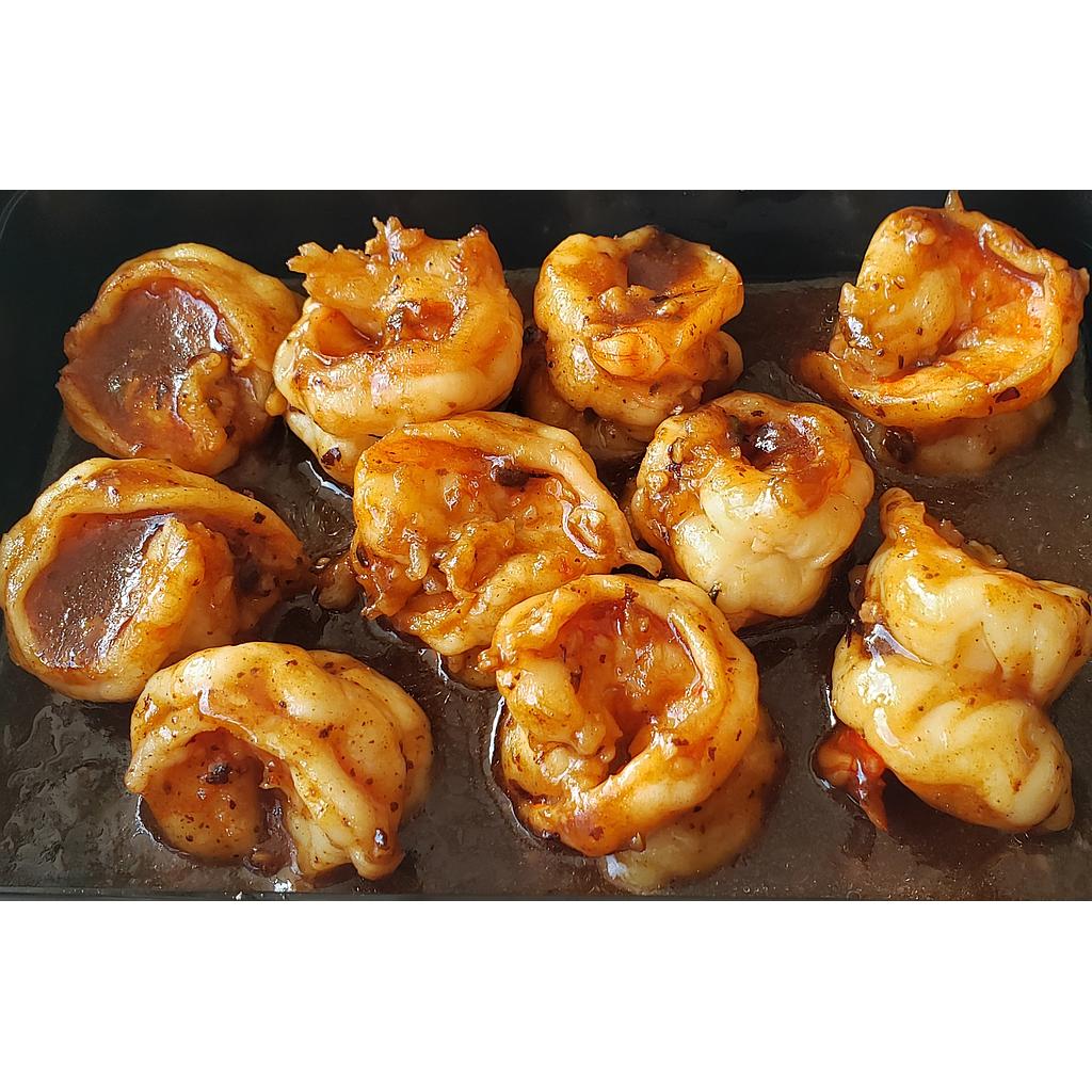 Langostinos en Salsa de Frijoles Negros Especial