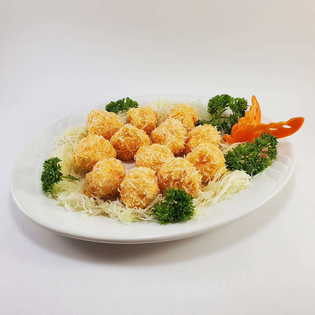 Bolitas de Langostinos con Funsee