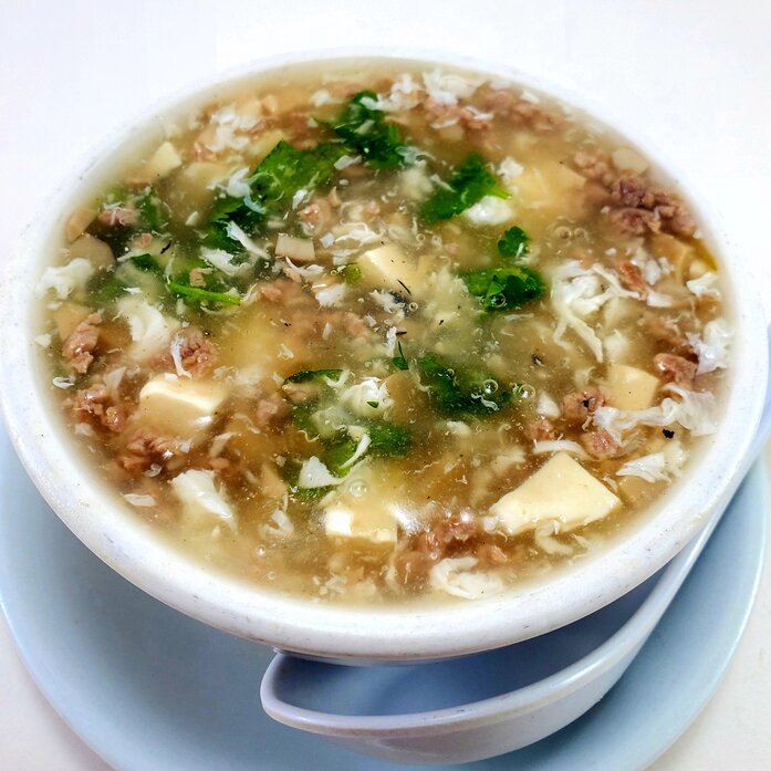 Crema de Tofu con Carne