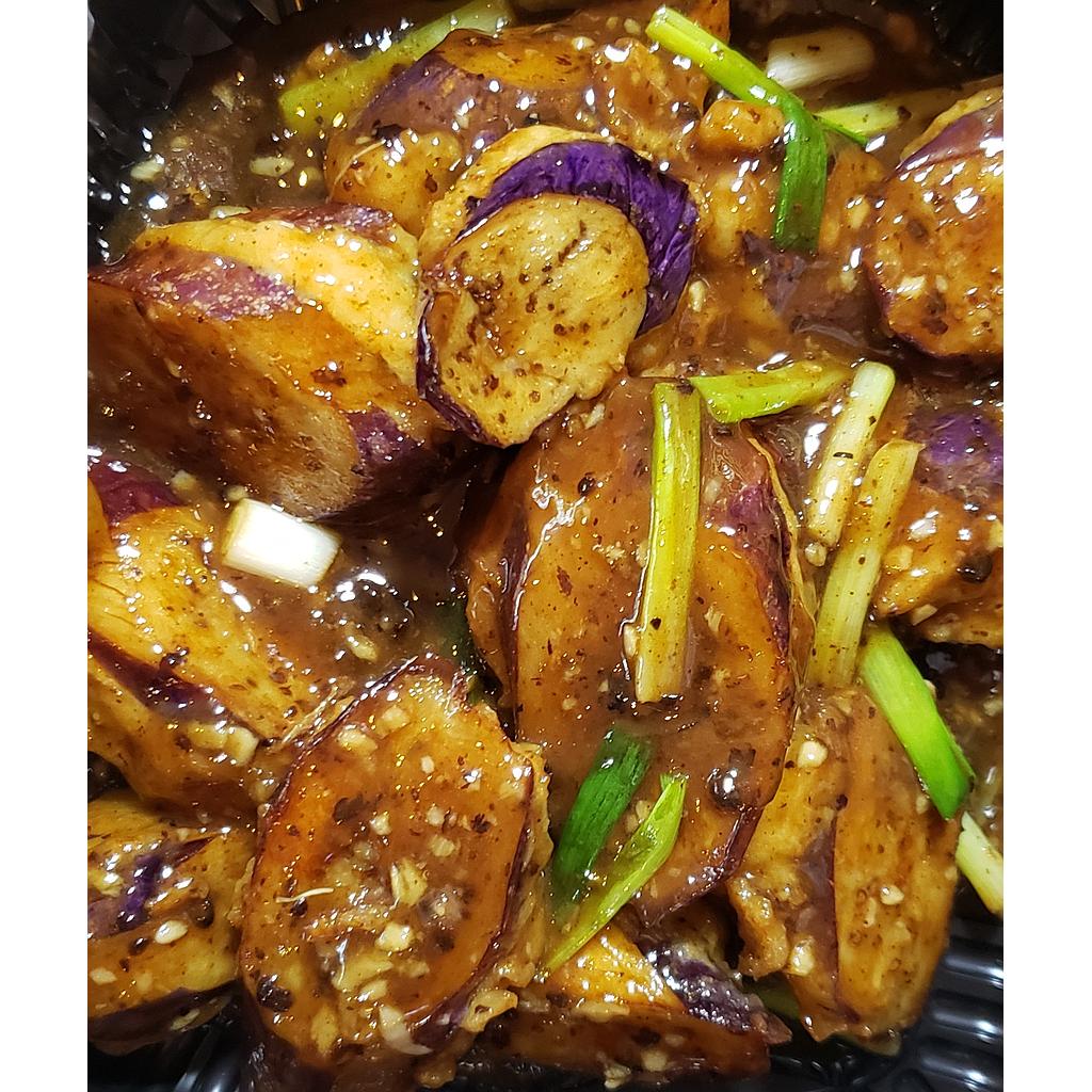 Cacerola de Berenjena Rellena de Pescado